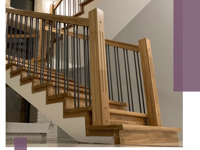 Реставрация деревянных и металлических лестниц в Тобольске