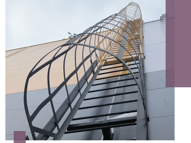 Изготовление и монтаж пожарных лестниц в Тобольске профессионально