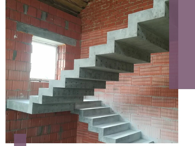 Бетонные лестницы под ключ в Тобольске: монтаж, демонтаж, ремонт