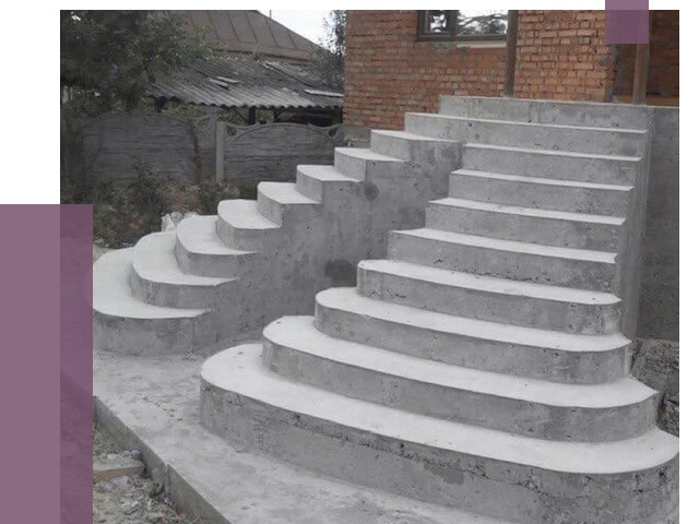 Монтаж бетонных лестниц в Тобольске от 4270 руб. 