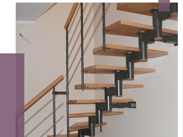 Изготовление модульных лестниц в Тобольске от 11438 руб. 