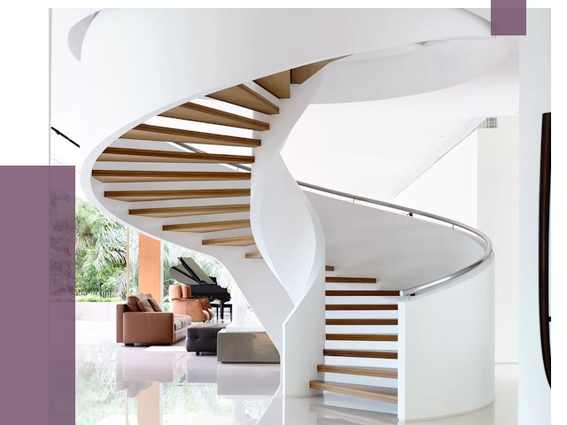 Винтовые лестницы в Тобольске под ключ от 48293 руб. | ПРОЛЁТ-Тбл