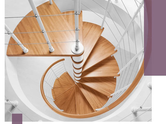 Изготовление винтовых лестниц под ключ в Тобольске