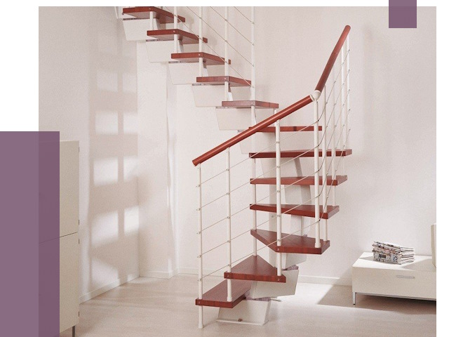 Изготовление лестниц на больцах в Тобольске от 9659 руб. | ПРОЛЁТ-Тбл