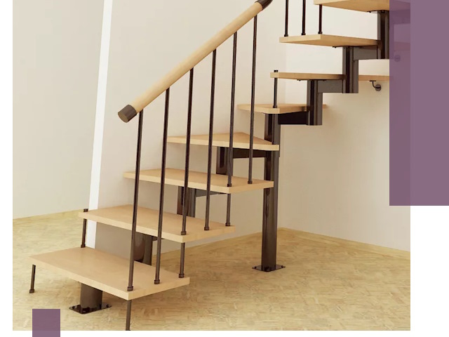 Монтаж лестниц на больцах в Тобольске — быстро и надежно