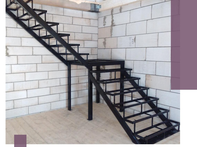 Лестницы на металлокаркасе под ключ в Тобольске — изготовление и монтаж