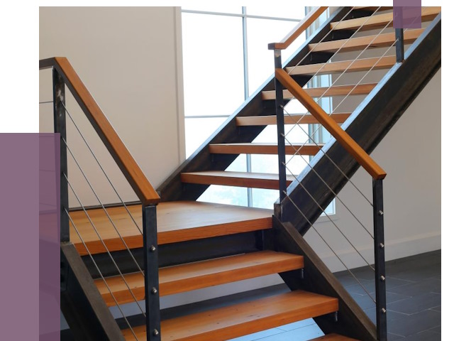 Изготовление лестниц на металлокаркасе в Тобольске от 18809 руб. | ПРОЛЁТ-Тбл