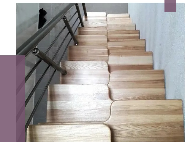 Лестницы гусиный шаг в Тобольске от 12963 руб. под ключ | ПРОЛЁТ-Тбл