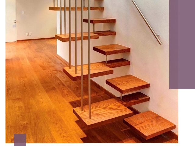 Лестницы «гусиный шаг» на заказ в Тобольске для узких пространств