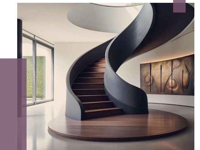 Элитные лестницы под заказ в Тобольске от 188090 руб. — ПРОЛЁТ-Тбл