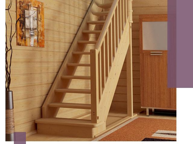 Лестницы эконом класса под ключ в Тобольске — недорого и быстро