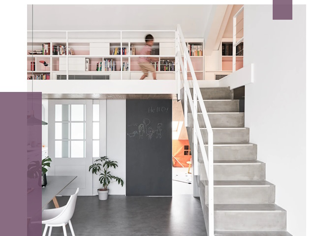 Лестницы для двухуровневой квартиры в Тобольске от 175381 руб. | ПРОЛЁТ-Тбл