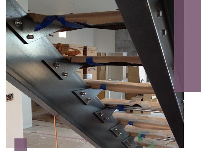 Усиление лестничных конструкций и усиление опор в Тобольске