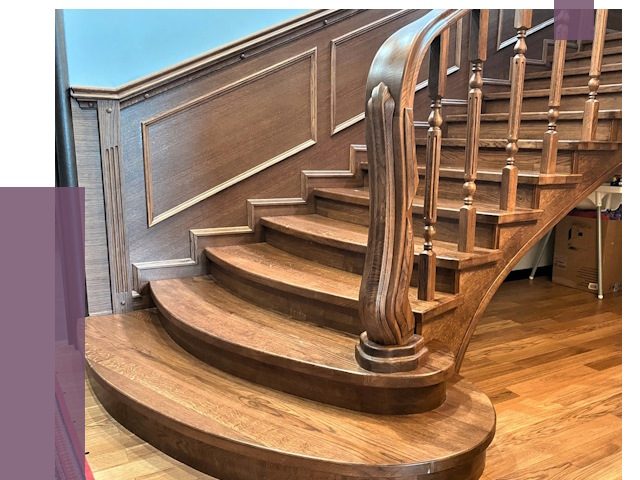 Дубовые лестницы под ключ в Тобольске от 175381 руб. — ПРОЛЁТ-Тбл