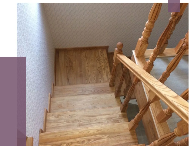 Сосновые лестницы в Тобольске под ключ от 8032 руб.  | ПРОЛЁТ-Тбл