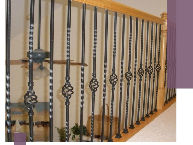 Изготовление и монтаж кованных перил в Тобольске под ключ