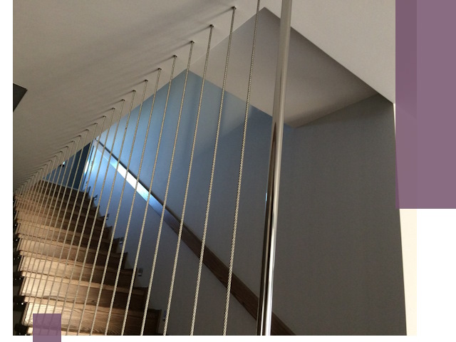 Тросовые перила под ключ в Тобольске — производство и монтаж