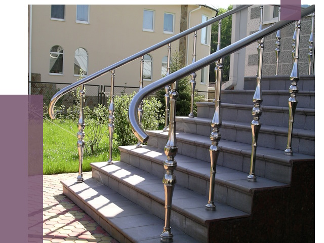 Перила для крыльца в Тобольске от 10675 руб. — монтаж ПРОЛЁТ-Тбл