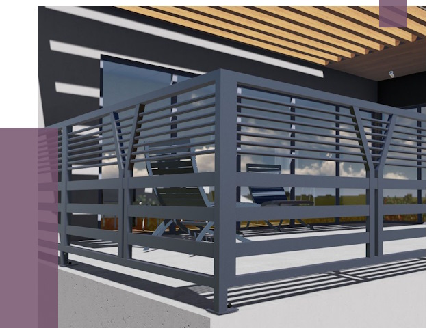 Изготовление балконных ограждений в Тобольске от 10675 руб. | ПРОЛЁТ-Тбл