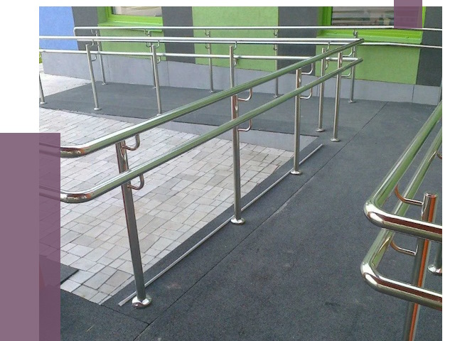 Ограждения пандусов в Тобольске от 4321 руб. монтаж | ПРОЛЁТ-Тбл