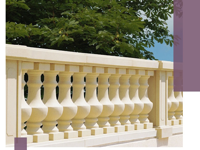 Установка балюстрады в Тобольске: изготовление и монтаж под ключ