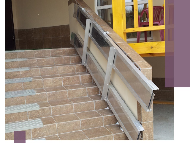 Откидные пандусы под ключ в Тобольске — монтаж и демонтаж