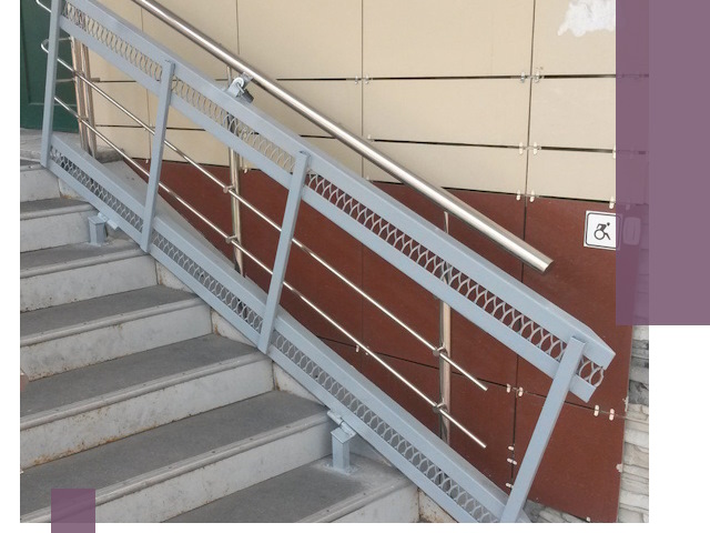 Изготовление откидных пандусов под ключ в Тобольске