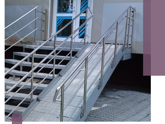 Пандус на крыльцо под ключ в Тобольске: монтаж и изготовление