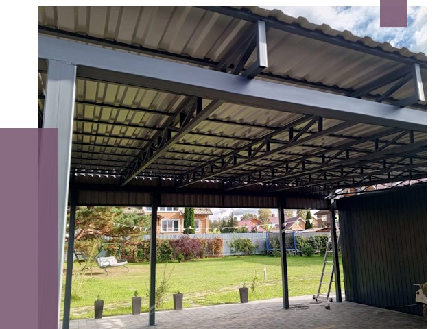 Монтаж навесов в Тобольске от 7320 руб. — установка навеса | ПРОЛЁТ-Тбл