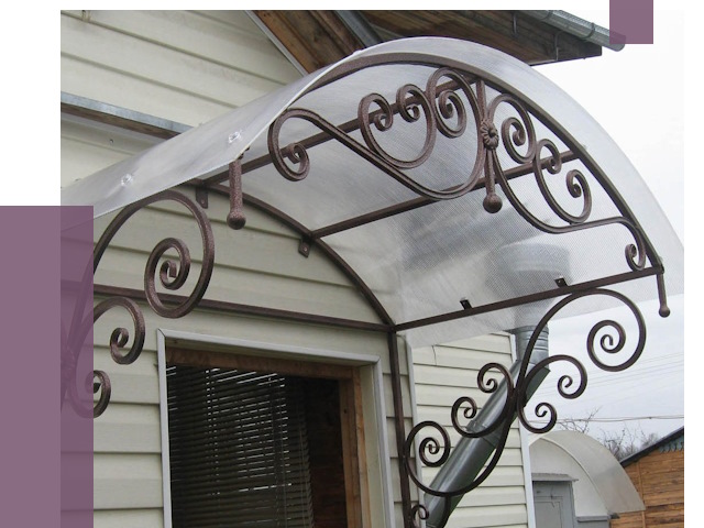 Изготовление козырьков в Тобольске от 7320 руб. — заказать | ПРОЛЁТ-Тбл