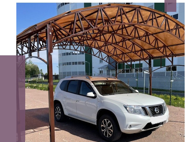 Недорогие навесы в Тобольске от 42701 руб.  | ПРОЛЁТ-Тбл