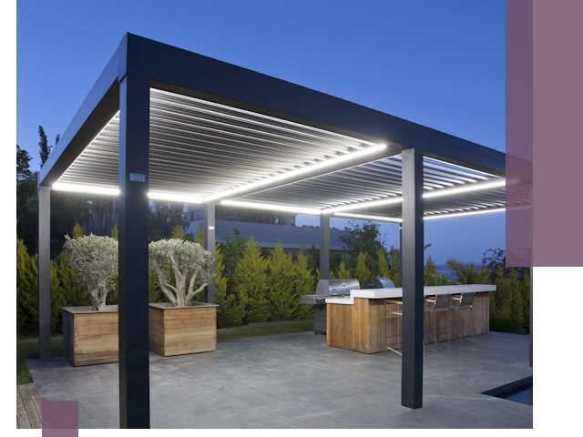 Навесы отдельно стоящие под ключ в Тобольске из металла и поликарбоната