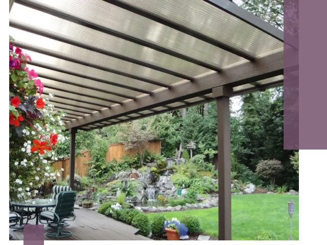 Навесы из поликарбоната под ключ в Тобольске быстро и надёжно