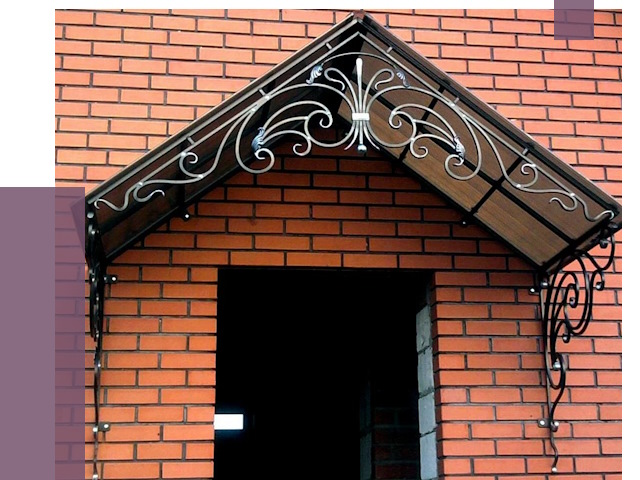 Металлические козырьки в Тобольске от 10625 руб. 