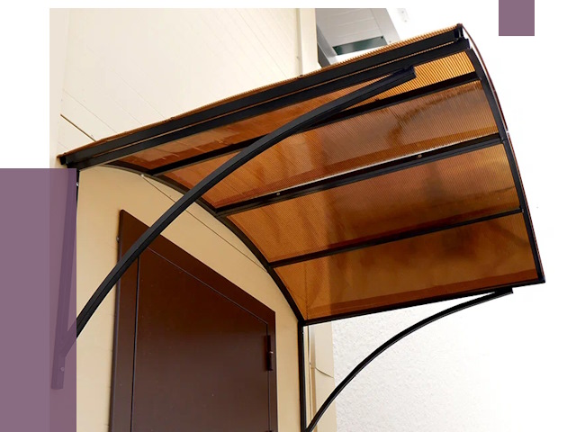 Недорогие козырьки в Тобольске от 7544 руб.  | ПРОЛЁТ-Тбл