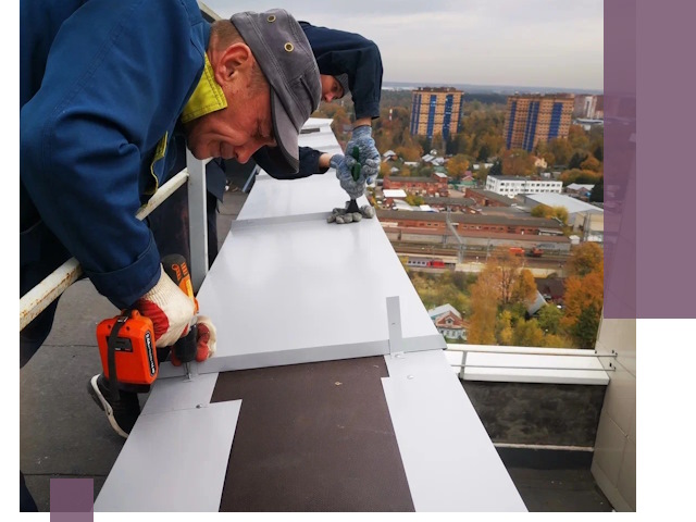 Монтаж парапетов в Тобольске — установка прочных металлических ограждений