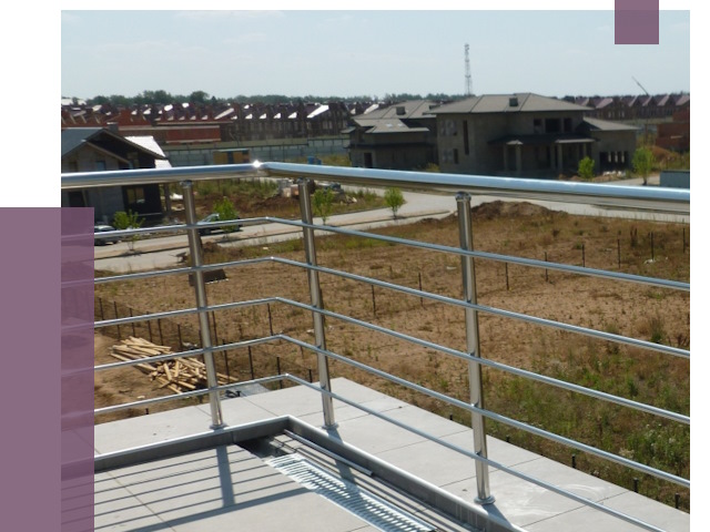 Парапеты из нержавеющей стали в Тобольске от 7930 руб. за м² | ПРОЛЁТ-Тбл