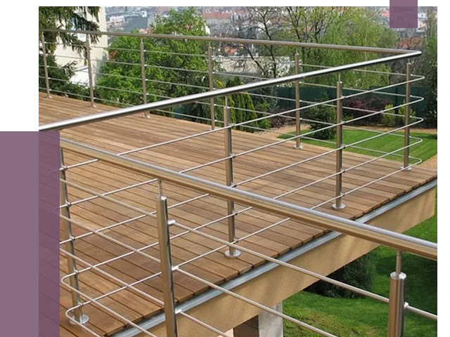 Алюминиевые парапеты в Тобольске под ключ от 7727 руб. 