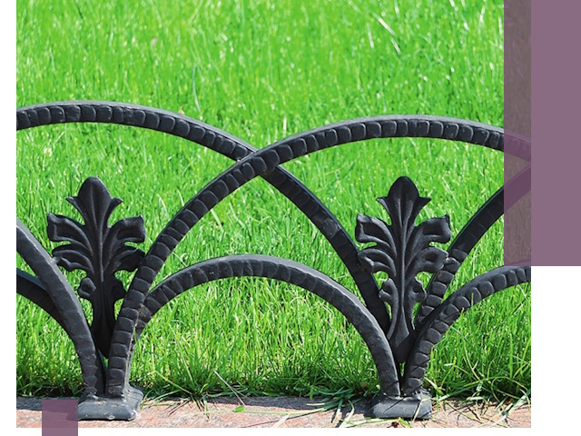 Декоративные металлические бордюры под ключ в Тобольске