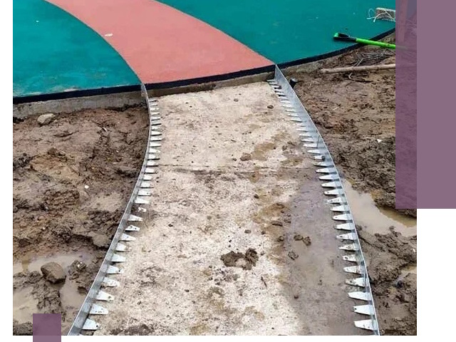 Металлические бордюры для дорожек в Тобольске — монтаж и изготовление