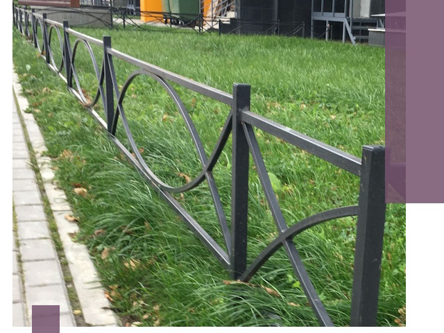 Газонные ограждения из металла в Тобольске — монтаж и продажа