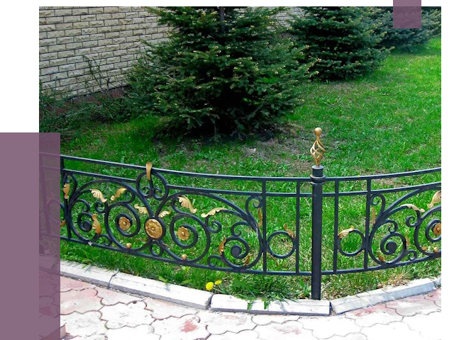 Кованые газонные ограждения в Тобольске от 7574 руб. — ПРОЛЁТ-Тбл