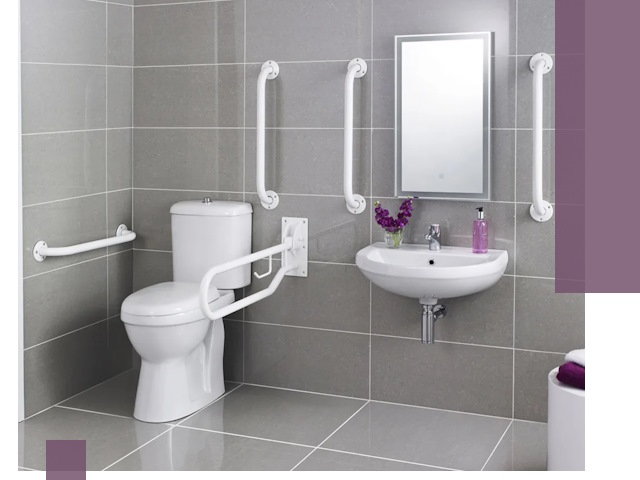 Поручни для санузлов в Тобольске: установка, ремонт и монтаж